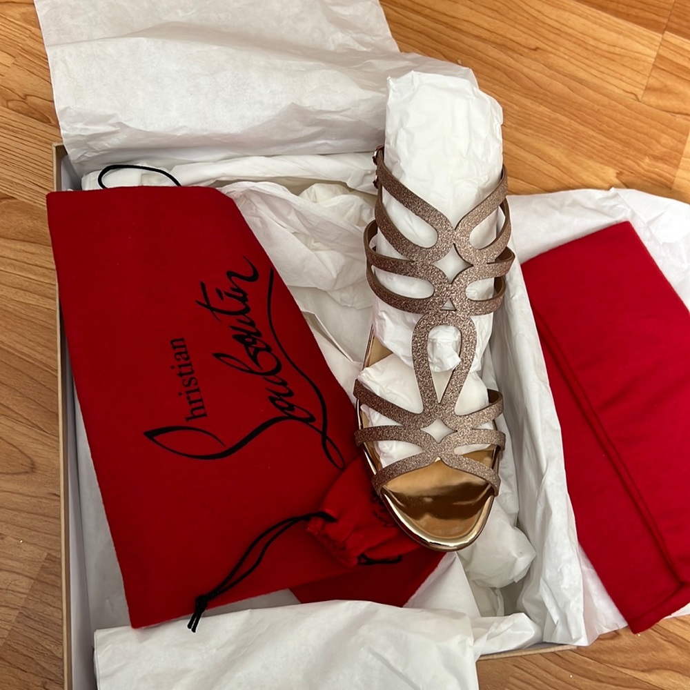 Christian Louboutin Renee 85 glitter size 37.5